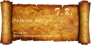 Telbisz Kürt névjegykártya